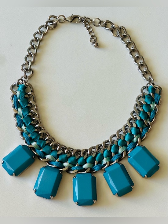 Jewelry - Turquoise Gemlink Statement Necklace
